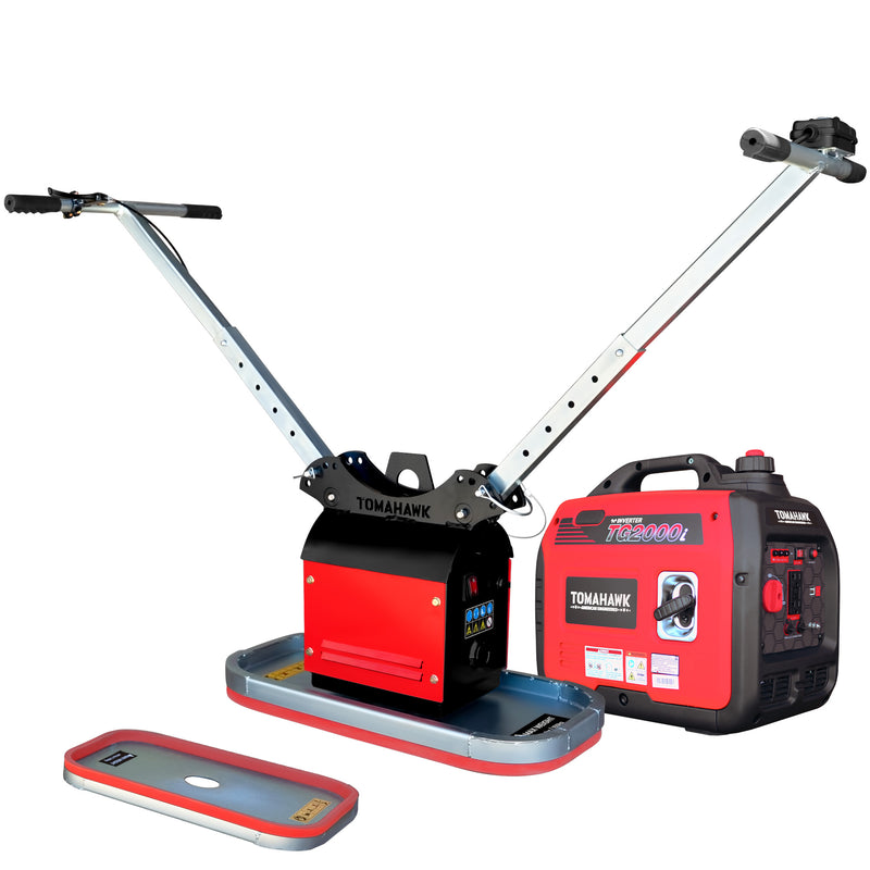 440 lb Electric Paver Slab Vacuum Lifter 1200W for Hardscaping, Concrete, and Stone Placement