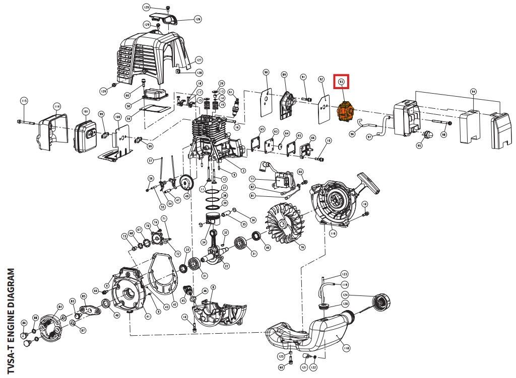 Carburetor Replacement Spare Part for Honda GX35 4-Stroke Engine