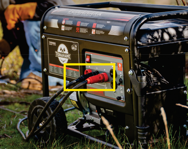 Welding Cable Panel Connector Plug with Rubber and Brass Set Spare Part for TWG210A 210 Amp Welder Generator