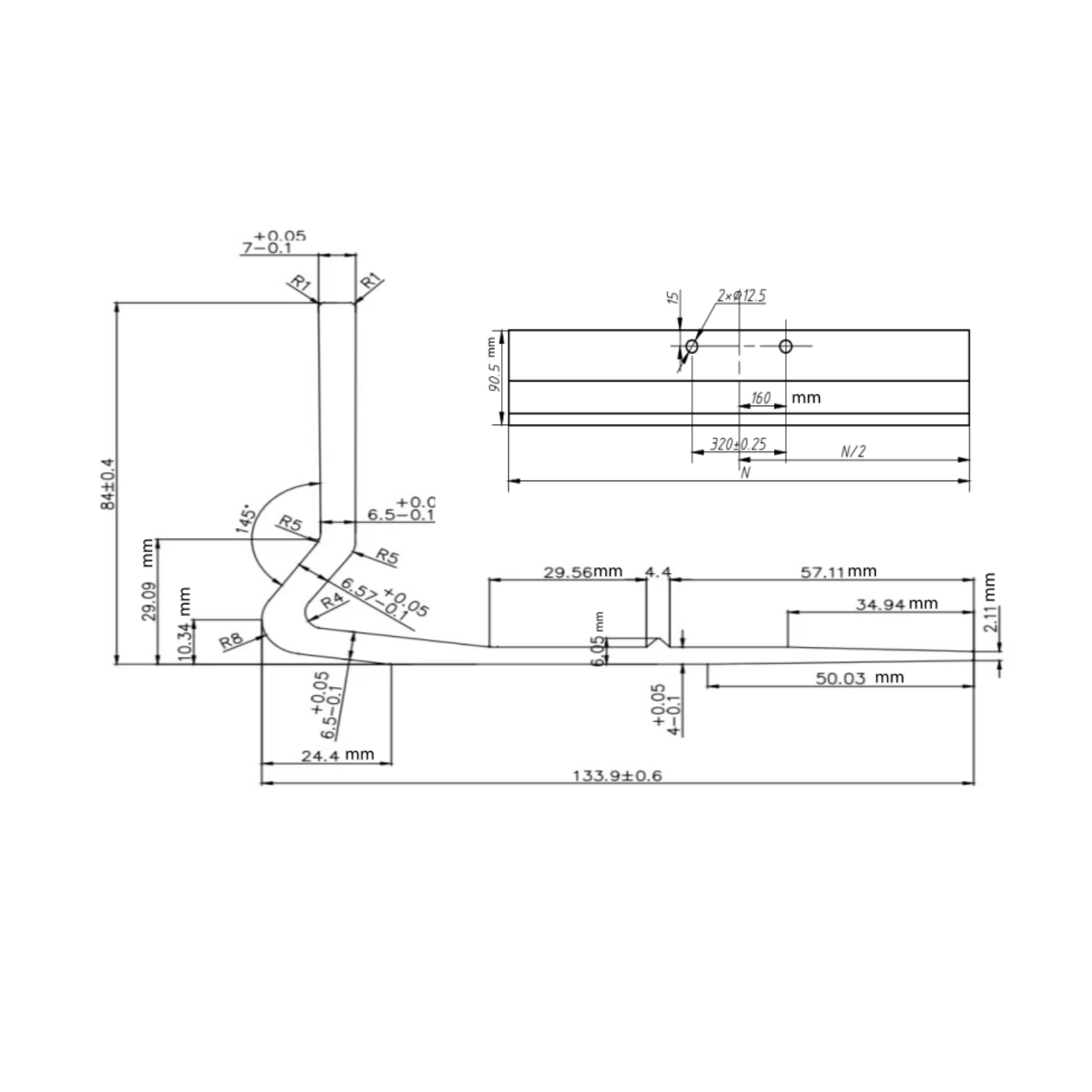 Aluminum Power Screed Concrete Finishing Blade Board (Choose 4ft, 6ft, 8ft, 10ft, 12ft, 14ft)