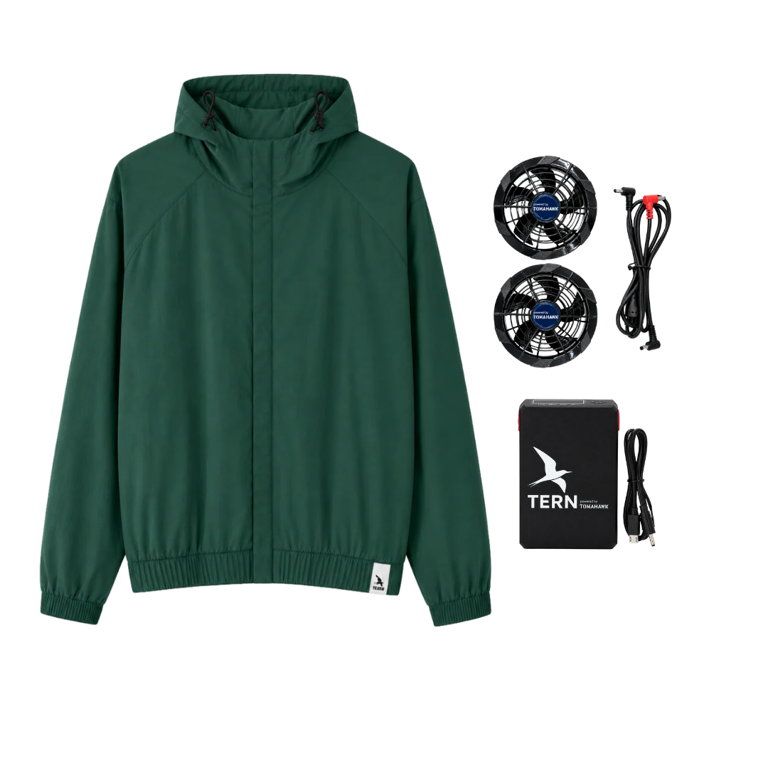 30V Battery-Powered Fan-Cooled Long Sleeve Complete Cooling System Kit