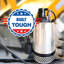 1 HP Submersible Water Pump 2" Outlet 73 GPM 750W Electric Utility Dewatering Pump Basement Flooding Construction Sites Irrigation Drainage