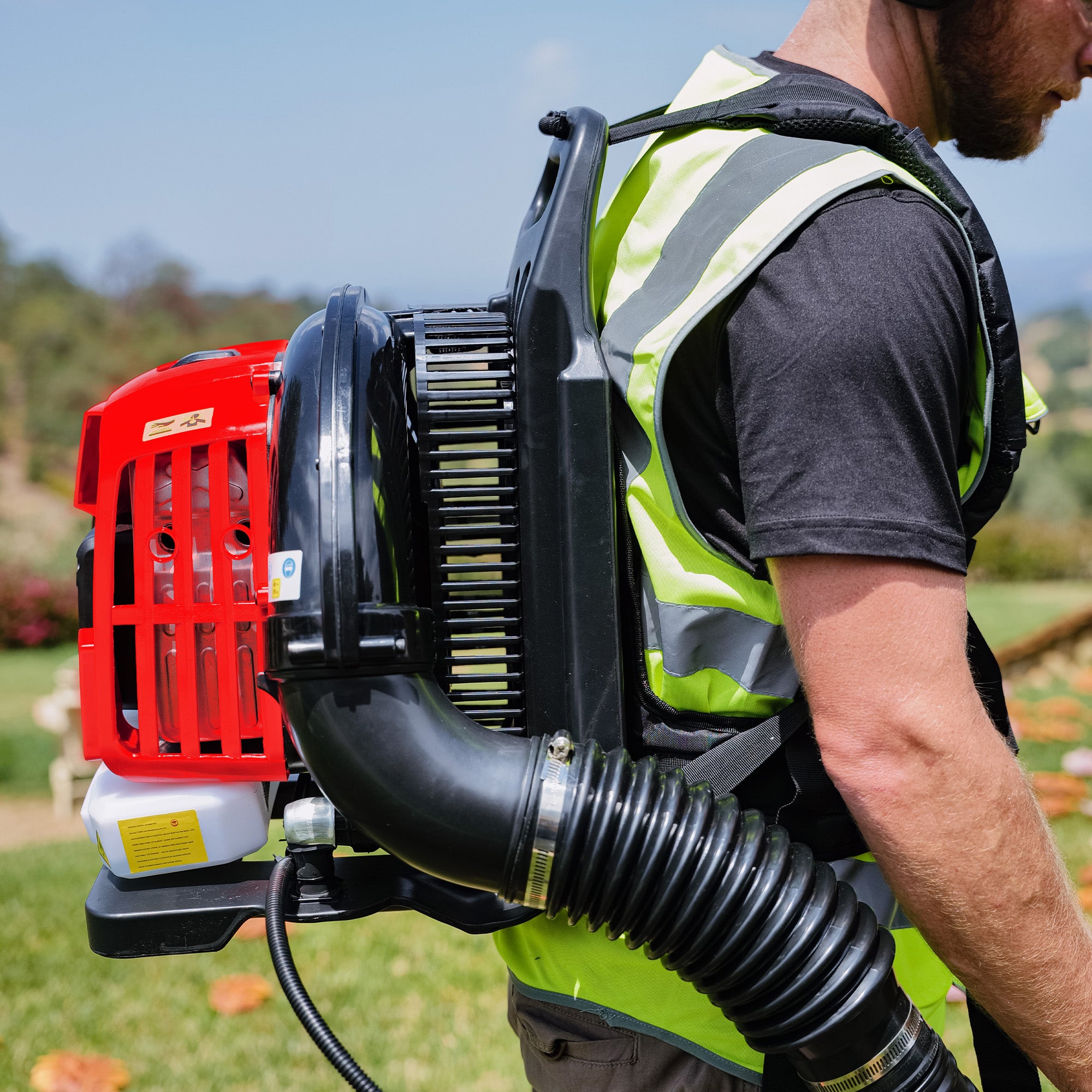 PRE ORDER: Cardinal 63.3cc Backpack Leaf Blower 675 CFM 196 MPH Gas Powered Professional Lawn Care Landscaping Yard Cleanup