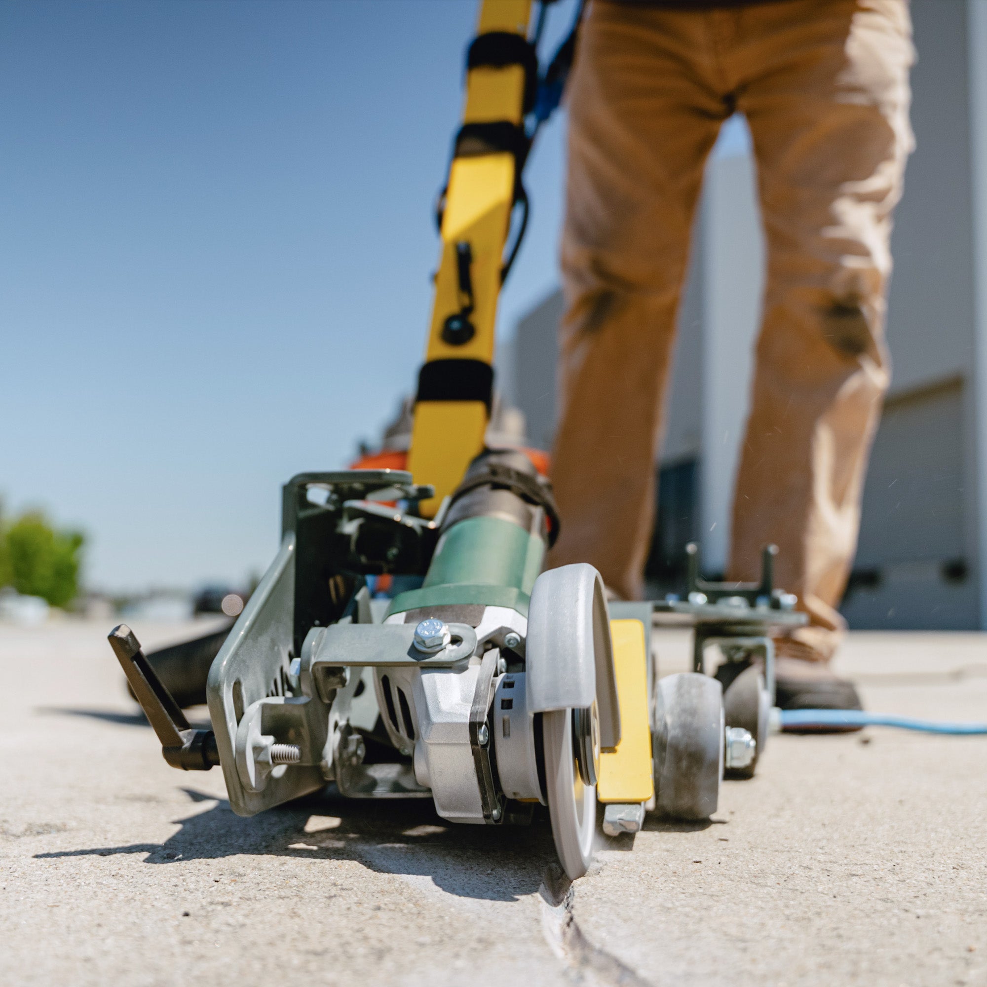 PRE ORDER: Concrete Crack Chaser 4.5" Grinder Epoxy & Concrete Repair Walk Behind