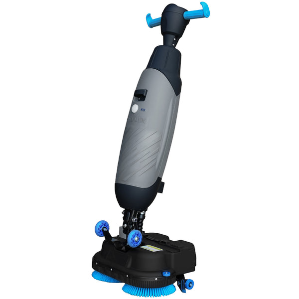 Electric Floor Scrubber Cleaner with 18” Power Mop Brushes