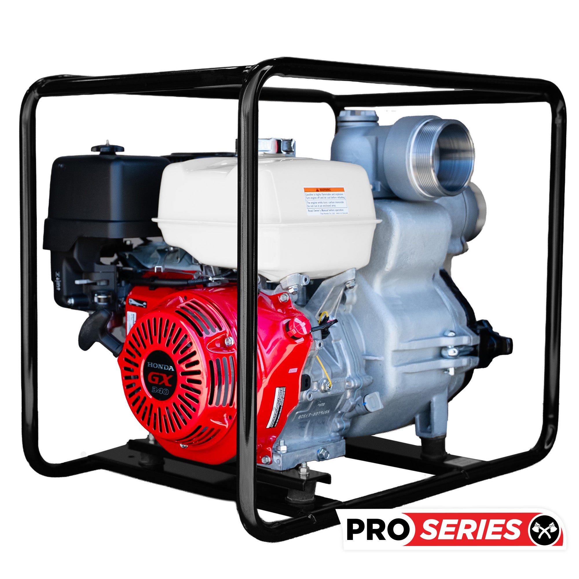 4 Inch Trash Water Pump 423 GPM 13 HP GX340 powered by Honda Portable Utility X-Series