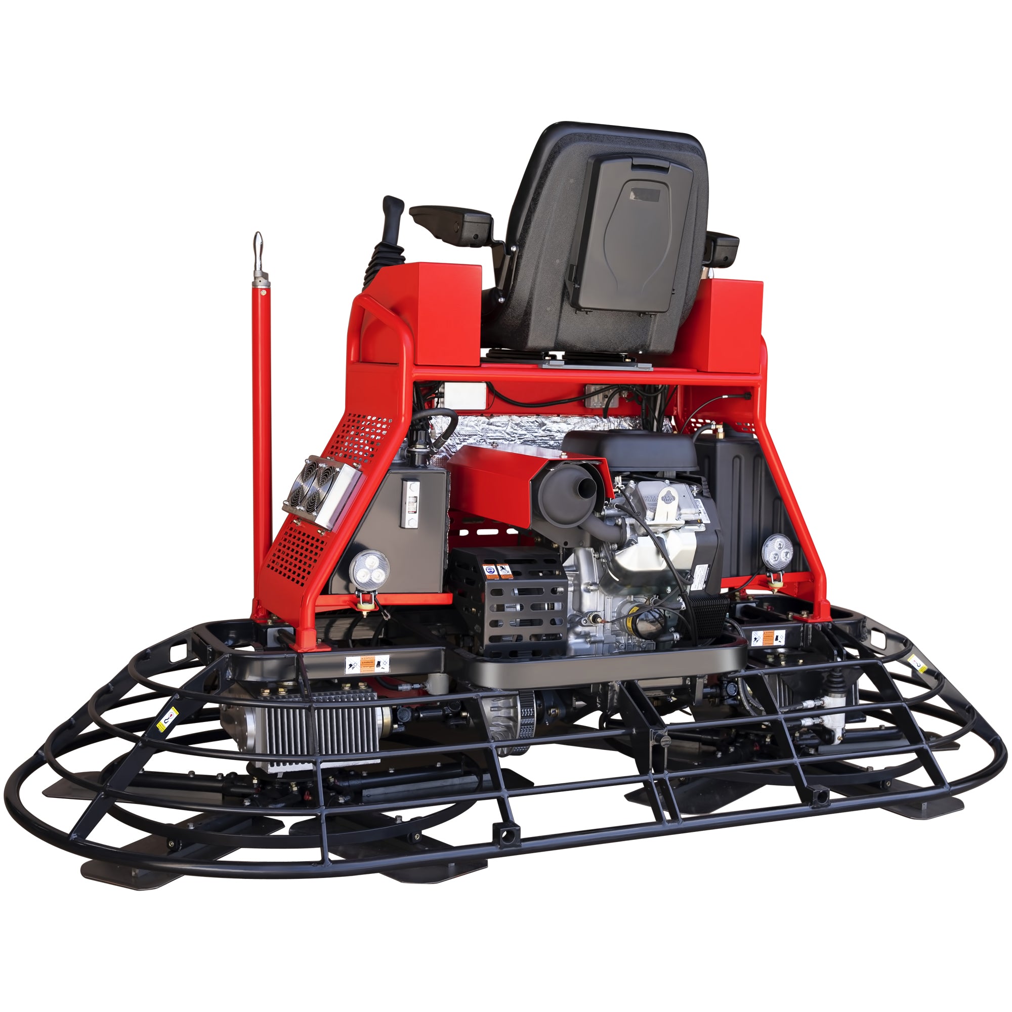 8 Foot Ride-On Concrete Power Trowel with 35HP Vanguard Engine