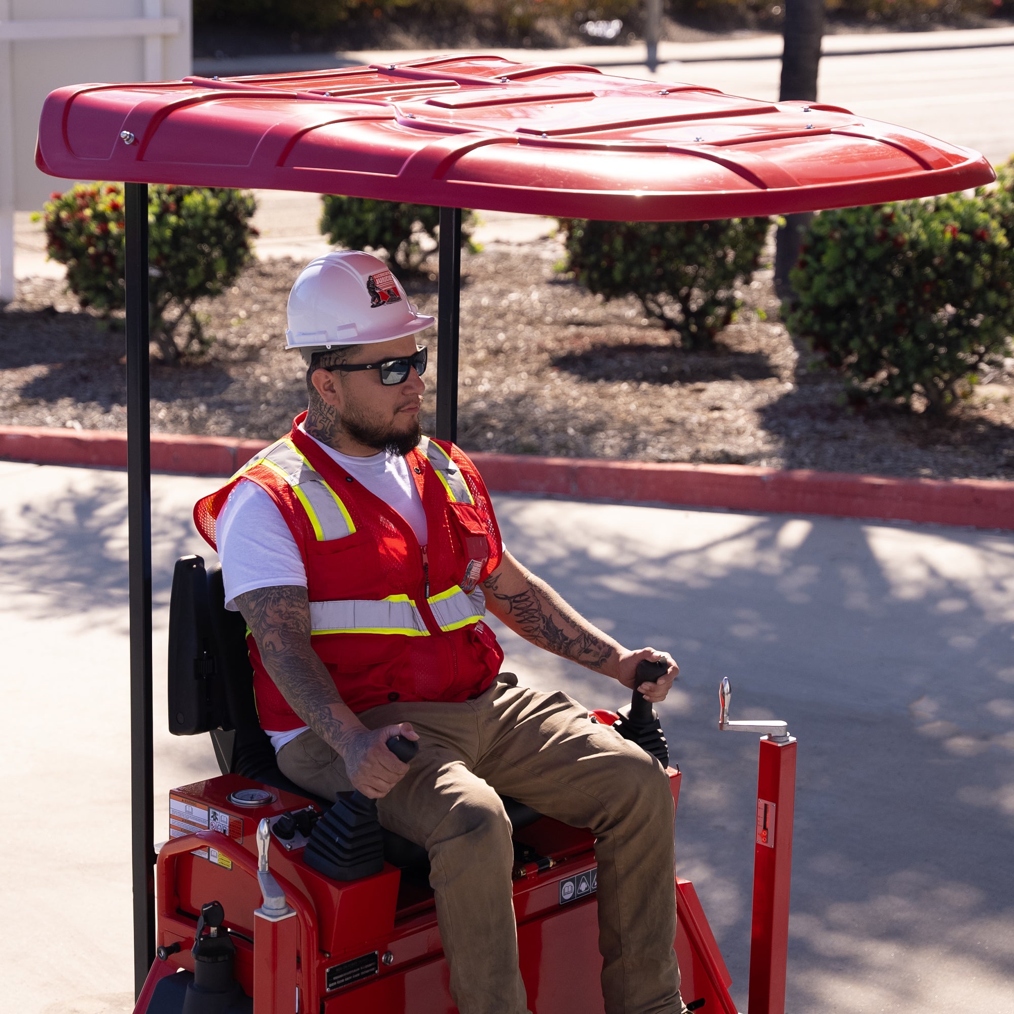 Canopy Cover for 8ft Ride-On Concrete Power Trowel