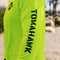 Safety Yellow Polyester 4 oz. Long-Sleeve Moisture Wicking T-Shirt (Add Shirt Size to Order Instructions)