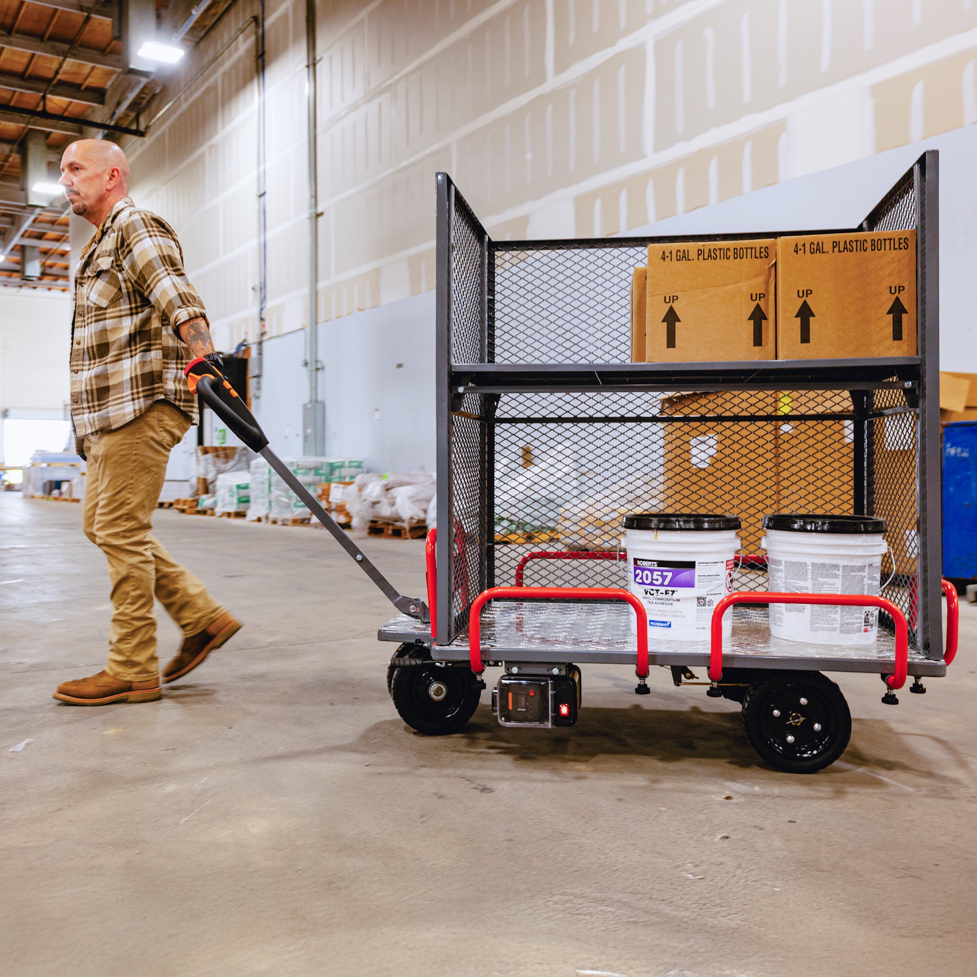 Powered Stock Picker 400kg Capacity for Warehouses, Shops & Material Handling