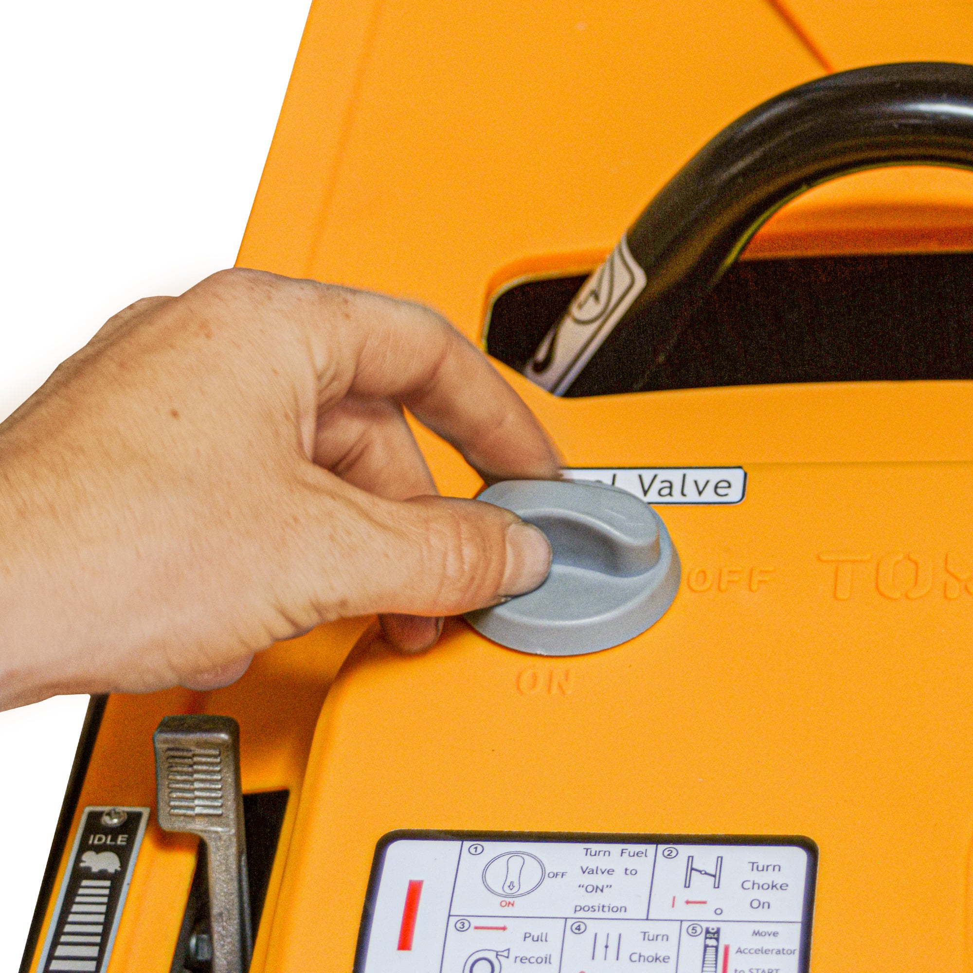 3.6 HP Honda Vibratory Rammer Jumping Jack 3350 lb/ft GX120R Engine 13"x11" Shoe - Tomahawk Power