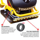 5.5 HP Honda Vibratory Plate Compactor for Asphalt Aggregate Soil Compation - Tomahawk Power