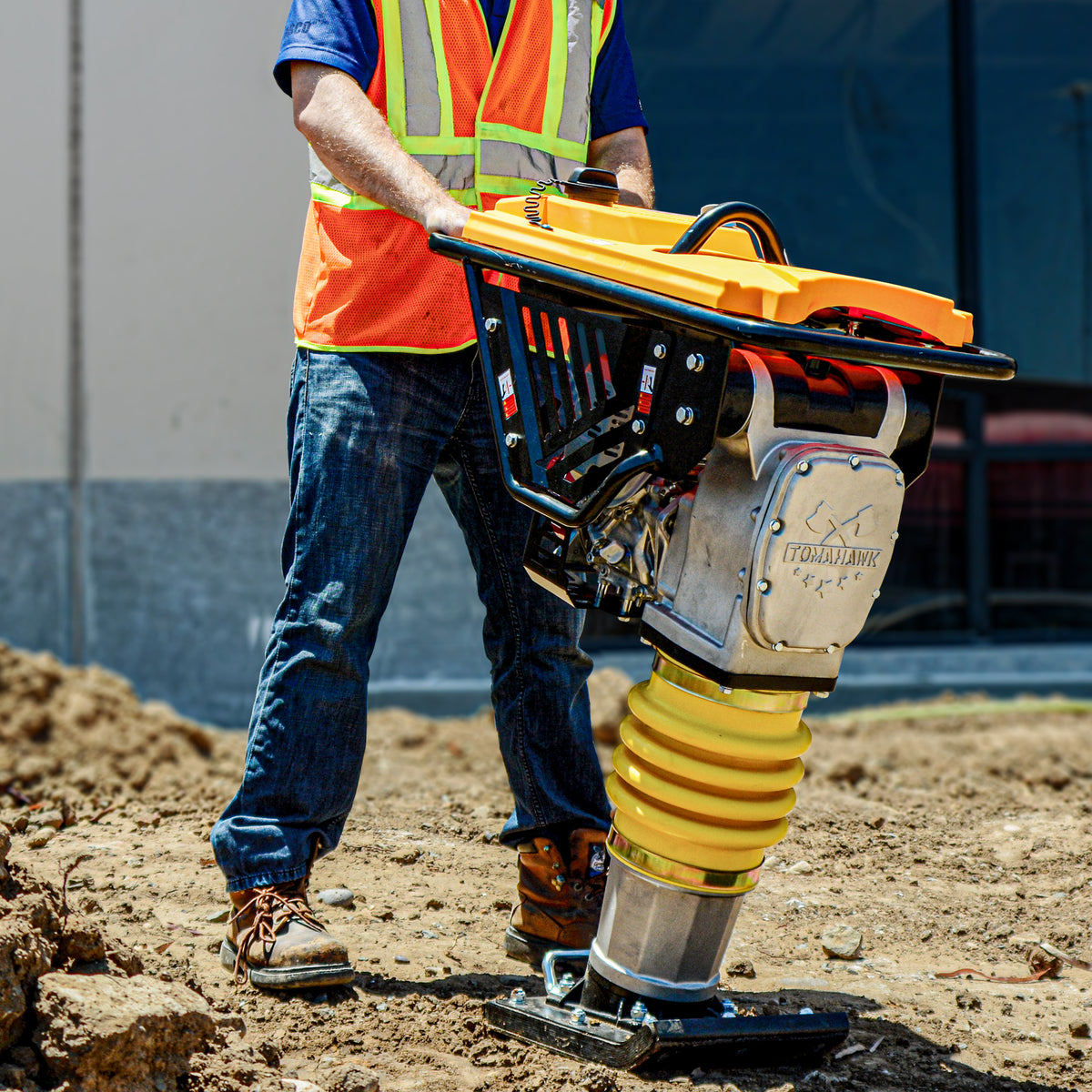 Aggregate Compact Panel How to Compact Aggregate Base for Utility Trenches and Driveways