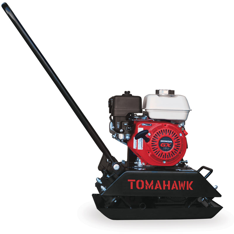 DEMO 5.5HP Honda Powered Gas Plate Compactor Tamper for Asphalt, Soil Compaction - Tomahawk Power
