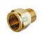 1/2" Adapter Metric Thread Female to NPT Thread Male for Plumbing Hoses Fittings