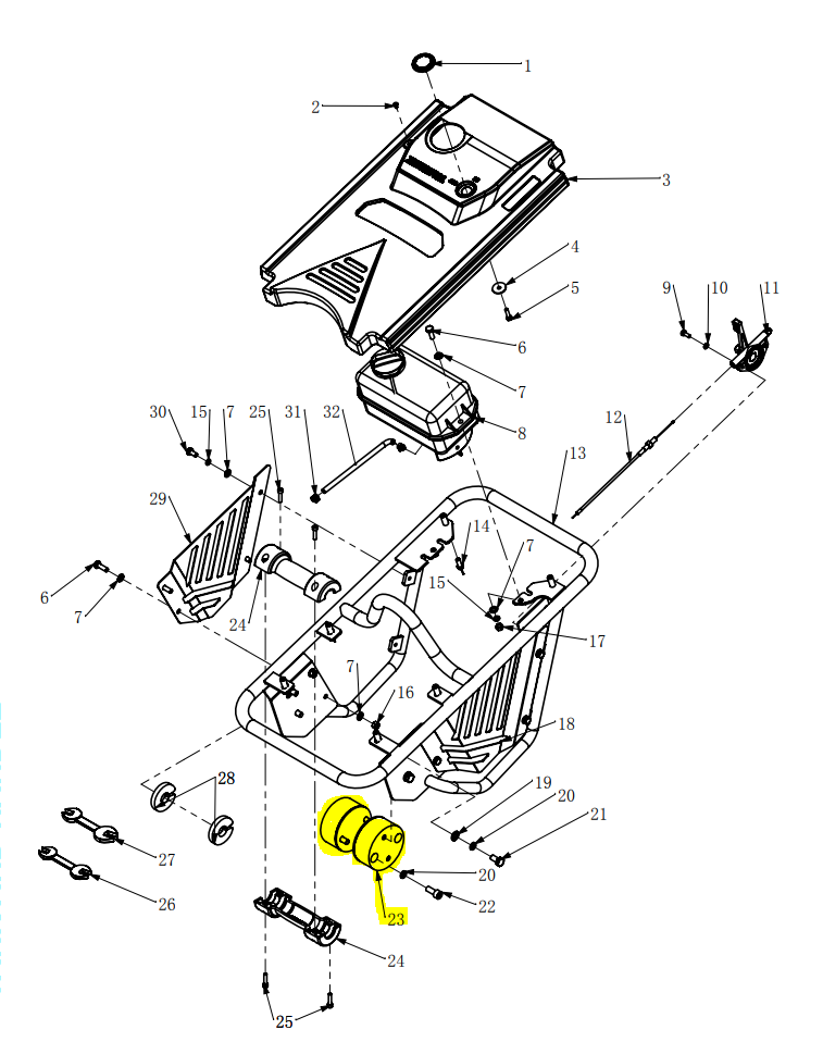 Shock Absorbers for JX60H and TR68H Tamping Rammer (1101