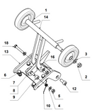 Wheel Kit for TPC90H Plate Compactor