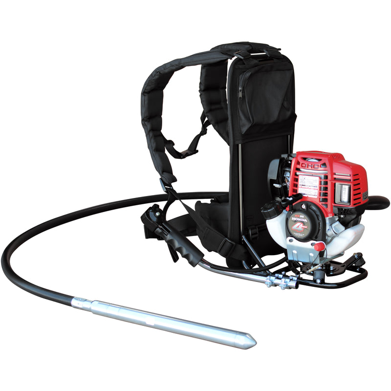 2HP Honda Concrete Vibrator with Flex Shaft Cable Whip Backpack