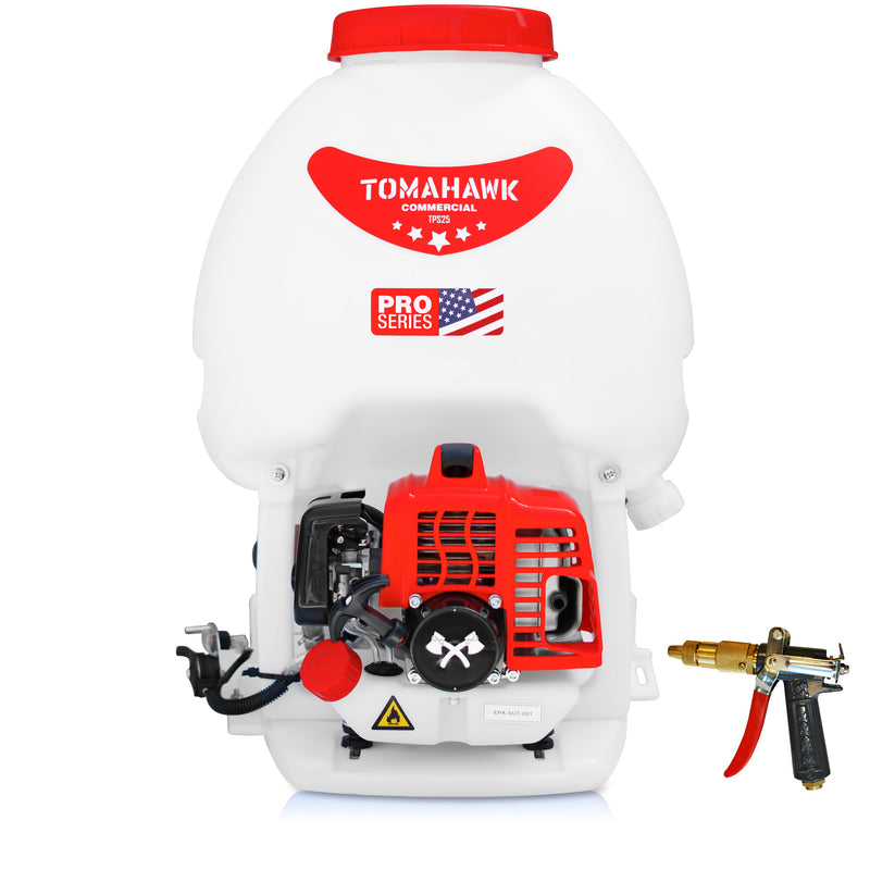 5 Gallon Gas Power Backpack Sprayer with Twin Tip Nozzle for Pesticides