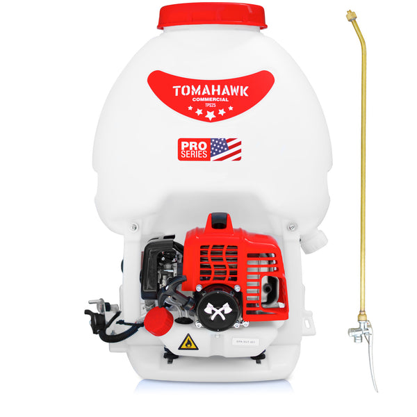 5 Gallon Gas Power Backpack Sprayer with Fan Tip Nozzle and Wand for Pesticides