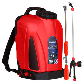 4 Gallon Battery Backpack Sprayer Lithium Powered Electric Operated for Weeds Disinfectant Yard Garden with Fogger Gun