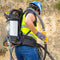 Battery Powered High Cycle Concrete Vibrator with 10ft Flex Shaft Cable Whip Backpack