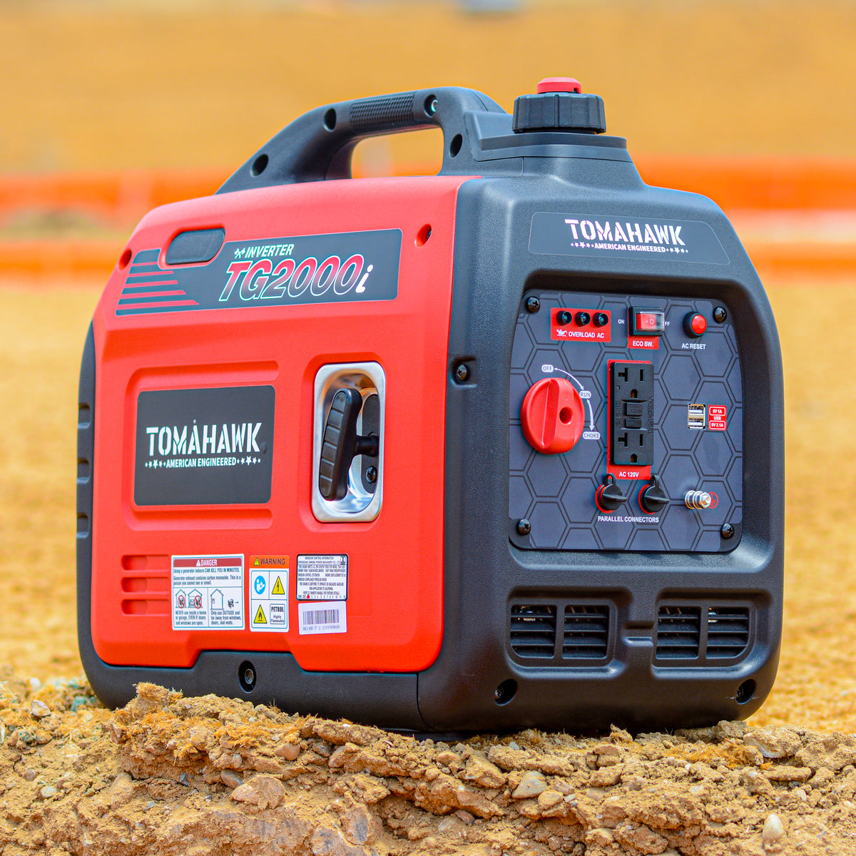2000 Watt Inverter Generator Super Quiet Portable Gas Power Profession