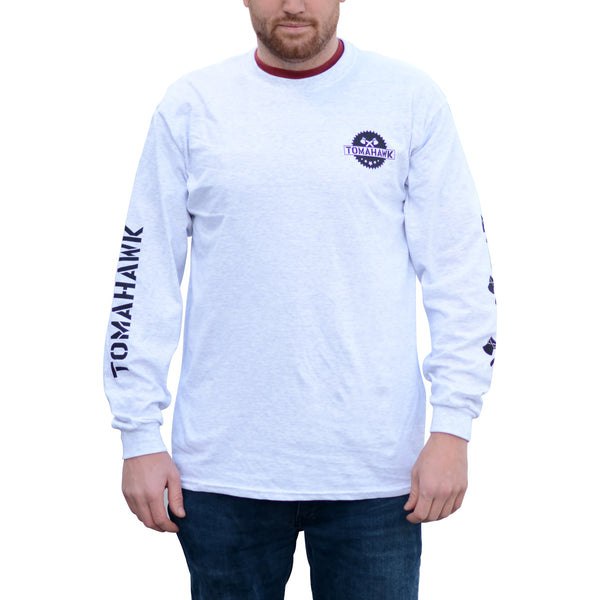 【新品】 Hyod EVOKE LONG SLEEVE SHIRTS アッシュ Ash Grey Heavy Cotton 5.3 oz. Long-Sleeve T-Shirt (Add Shirt Size to O