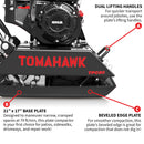 Vibratory Plate Compactor Tamper with Kohler Engine for Dirt Gravel Soil Compaction