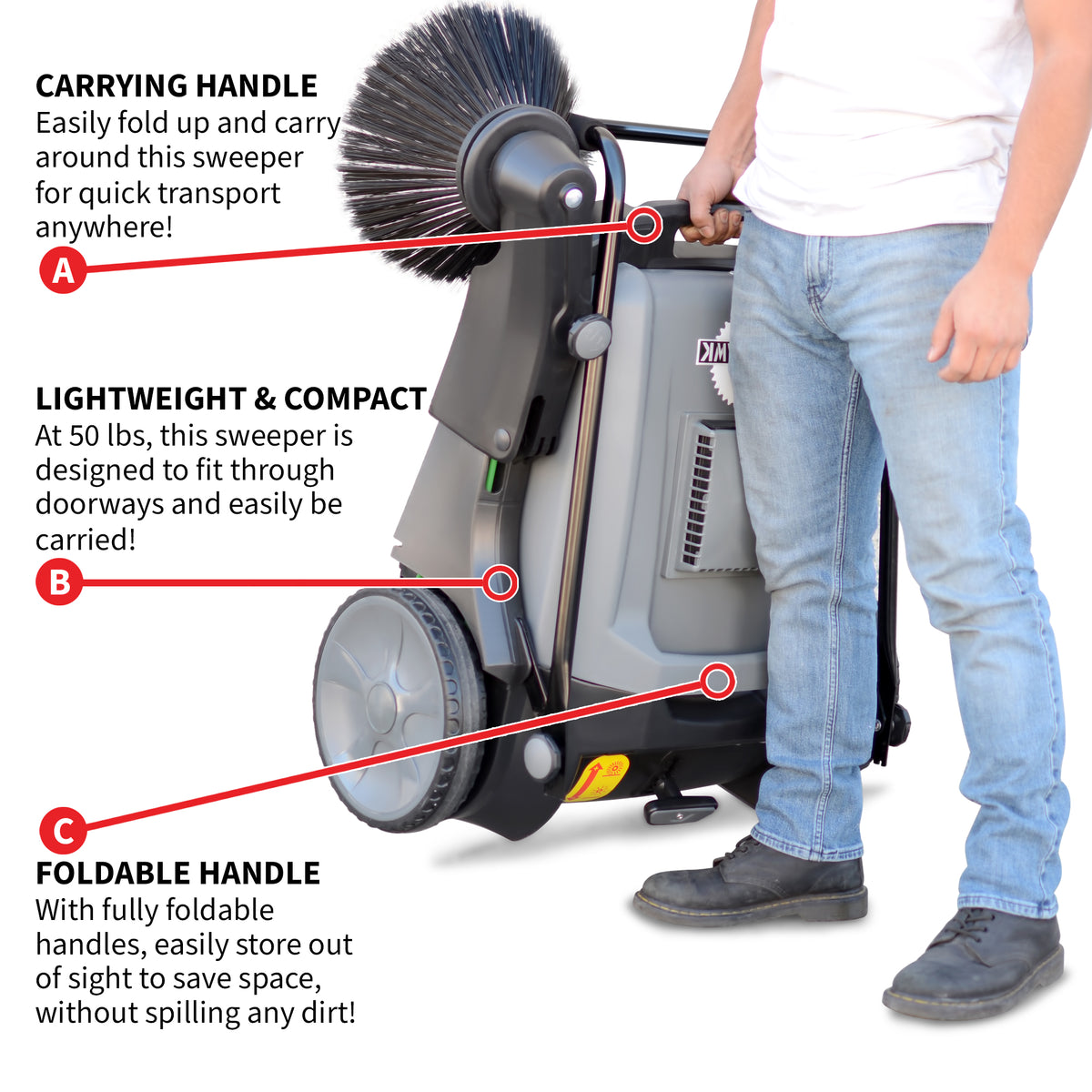 Push Pack Sweeper Commercial 38