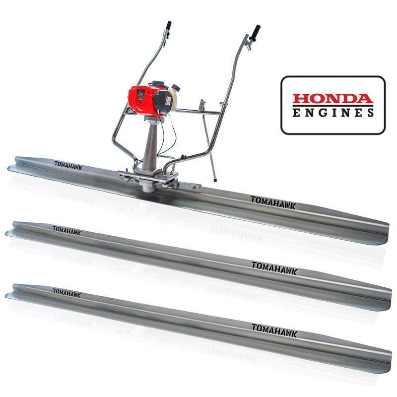 Tomahawk PRO Series Honda Concrete Power Screed Three Magnesium Blade Bundle (Choose 3 Boards)