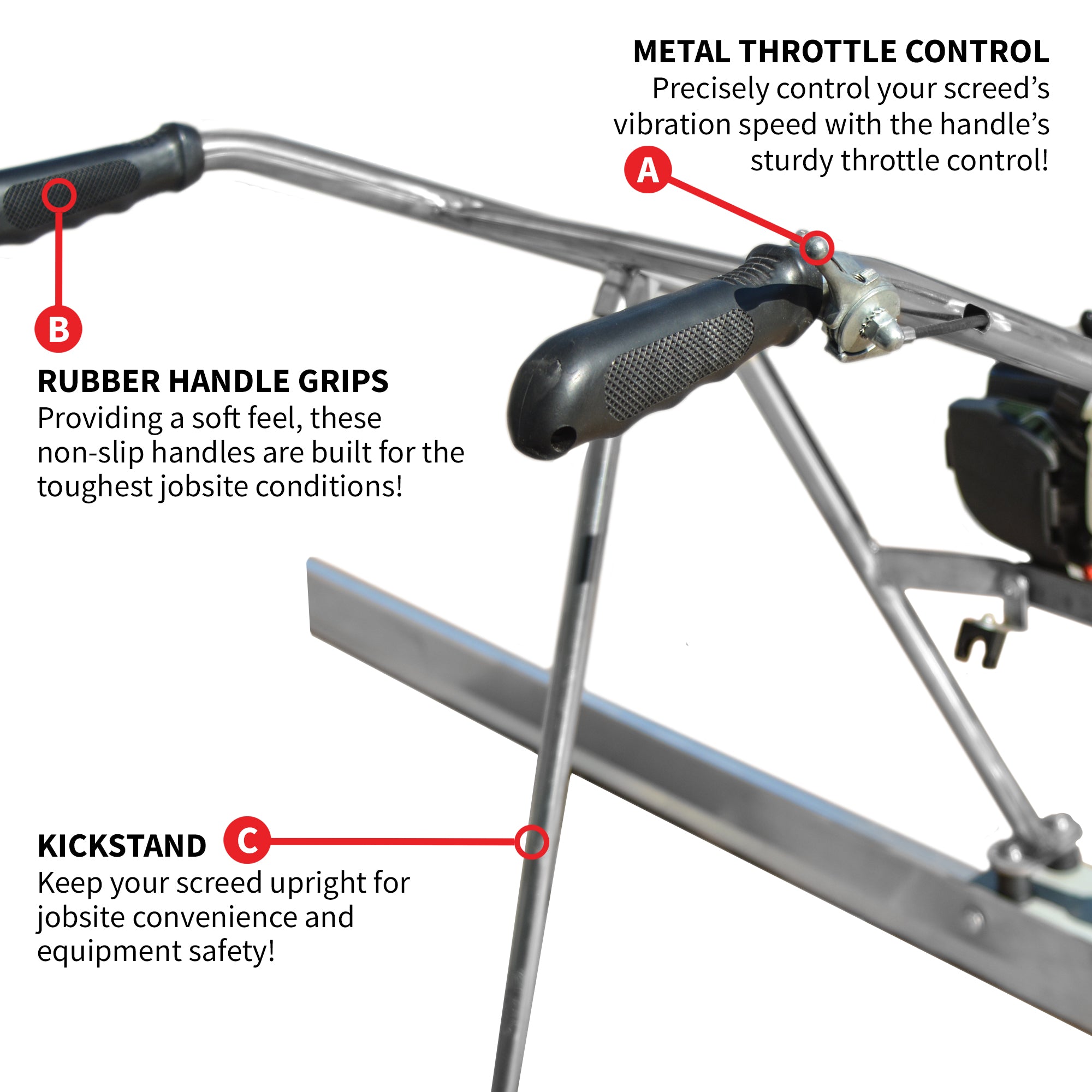 Tomahawk Concrete Power Screed Dual Aluminum Blade Bundle (Choose 2 Boards)